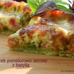 Placek pomidorowo serowy...