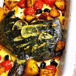 Turbot zapiekany