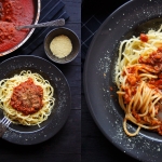 Spaghetti z orzechowym...