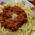 Spaghetti bolognese (ze...