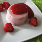 Panna Cotta truskawkowa...