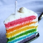 tęczowy tort...rainbow...