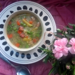 Zupa groszkowo - fasolowa