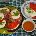 Bruschetta z mozzarellą...