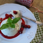 Bazyliowa panna cotta z...